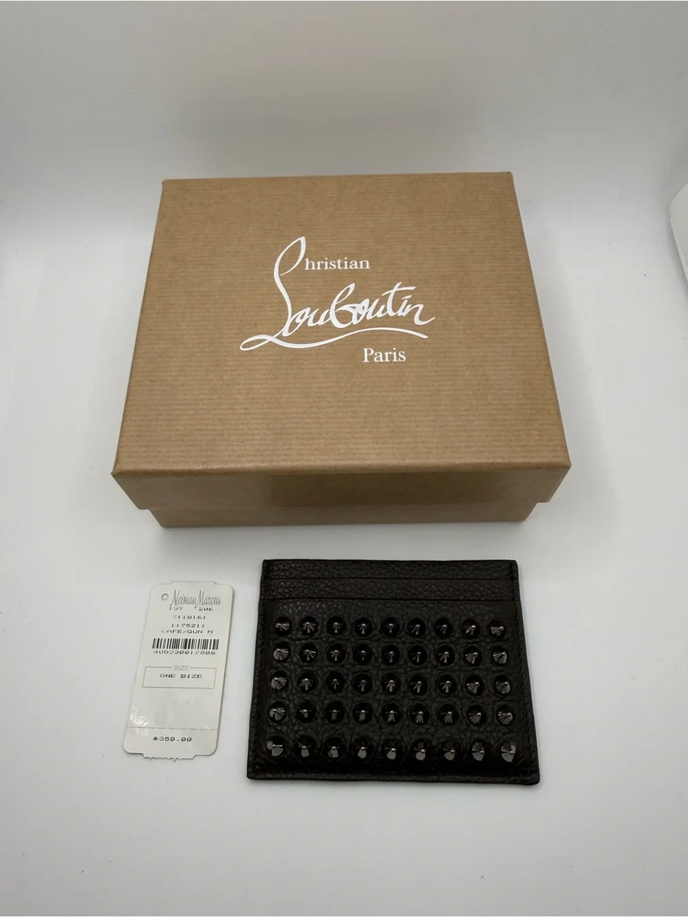 Christian Louboutin Stud Detailed Cardholder NWT
